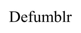 DEFUMBLR trademark