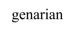 GENARIAN trademark