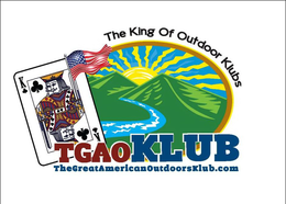 THE KING OF OUTDOOR KLUBS, TGAOKLUB, THEGREATAMERICANOUTDOORSKLUB.COM trademark