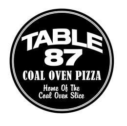 TABLE 87 COAL OVEN PIZZA HOME OF THE COAL OVEN SLICE trademark