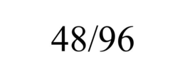 48/96 trademark