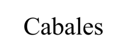 CABALES trademark