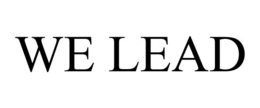 WE LEAD trademark