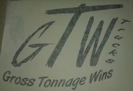 GTW TRUCKS GROSS TONNAGE WINS trademark