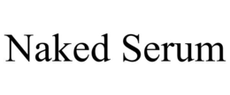 NAKED SERUM trademark