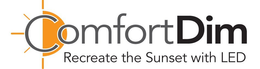 COMFORT DIM RECREATE THE SUNSET WITH LED trademark