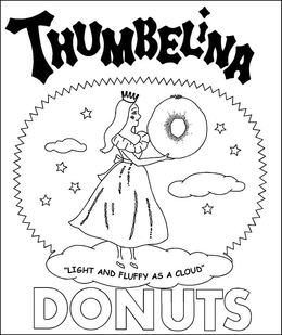 THUMBELINA DONUTS "LIGHT AND FLUFFY AS A CLOUD" trademark
