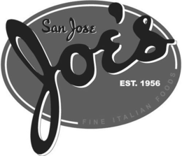 SAN JOSE JOE'S EST. 1956 FINE ITALIAN FOODS trademark
