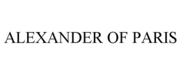 ALEXANDER OF PARIS trademark