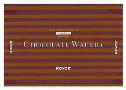 CHOCOLATE WAFERS HAZEL CREAM ROYCE' ROYCE' ROYCE' trademark
