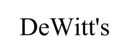 DEWITT'S trademark