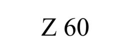 Z 60 trademark