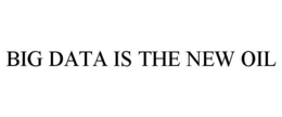 BIG DATA IS THE NEW OIL trademark