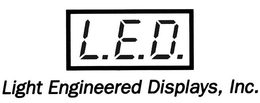 L.E.D. LIGHT ENGINEERED DISPLAYS, INC. trademark
