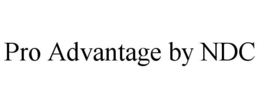 PRO ADVANTAGE BY NDC trademark
