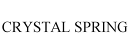 CRYSTAL SPRING trademark