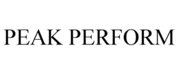 PEAK PERFORM trademark