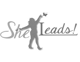 SHE LEADS! trademark