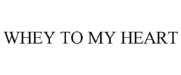 WHEY TO MY HEART trademark