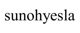 SUNOHYESLA trademark
