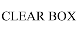CLEAR BOX trademark