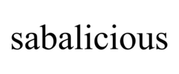 SABALICIOUS trademark