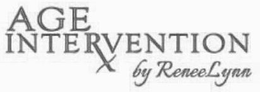 AGE INTERVENTION X BY RENEE LYNN trademark