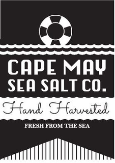 CAPE MAY SEA SALT CO. HAND HARVESTED FRESH FROM THE SEA trademark