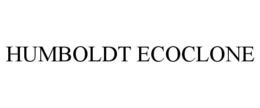 HUMBOLDT ECOCLONE trademark