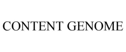 CONTENT GENOME trademark