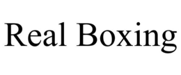 REAL BOXING trademark
