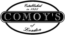 ESTABLISHED IN 1825 COMOY'S OF LONDON trademark