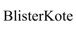 BLISTERKOTE trademark