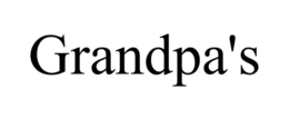 GRANDPA'S trademark
