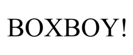 BOXBOY! trademark