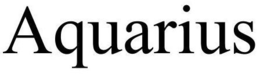AQUARIUS trademark