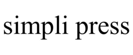 SIMPLI PRESS trademark