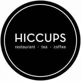 HICCUPS RESTAURANT · TEA  · COFFEE trademark