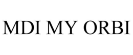 MDI MY ORBI trademark