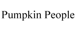 PUMPKIN PEOPLE trademark