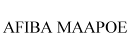 AFIBA MAAPOE trademark