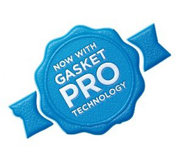 NOW WITH GASKET PRO TECHNOLOGY trademark