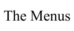 THE MENUS trademark