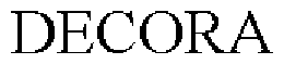 DECORA trademark