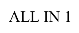 ALL IN 1 trademark