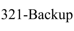 321-BACKUP trademark