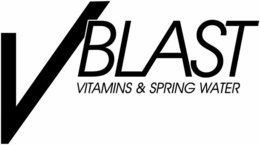 V BLAST VITAMIN & SPRING WATER trademark