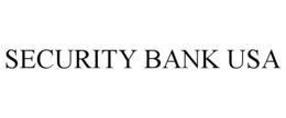 SECURITY BANK USA trademark