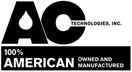 AC TECHNOLOGIES INC 100% AMERICAN OWNEDAND MANUFACTURED trademark