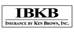 IBKB INSURANCE BY KEN BROWN, INC. trademark